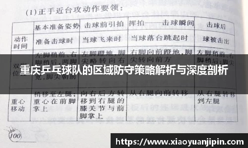 重庆乒乓球队的区域防守策略解析与深度剖析