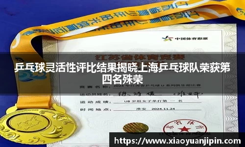 乒乓球灵活性评比结果揭晓上海乒乓球队荣获第四名殊荣